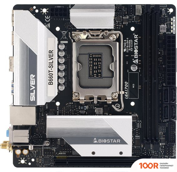 Материнская плата BIOSTAR B660T-SILVER VER. 5.0 (145186)