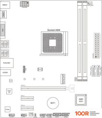 Материнская плата BIOSTAR B550MH VER. 6.1 (145167)
