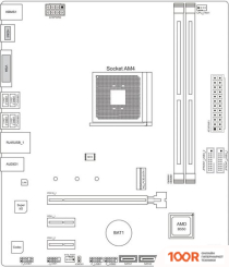 Материнская плата BIOSTAR B550MH VER. 6.0 (145166)