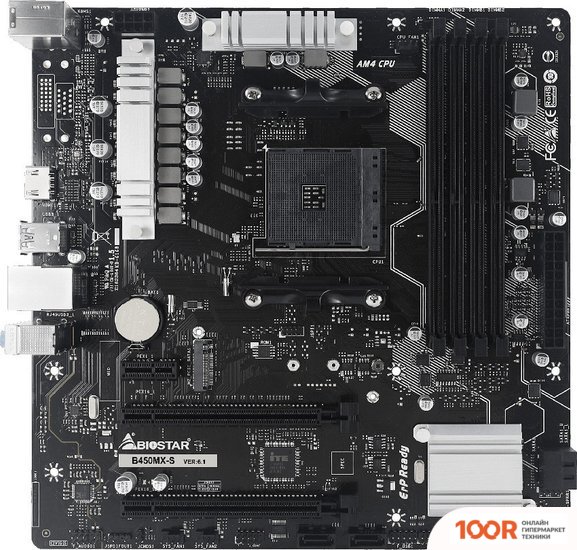 Материнская плата BIOSTAR B450MX-S VER. 6.1 (145158)