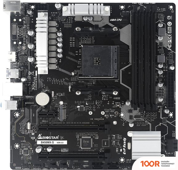 Материнская плата BIOSTAR B450MX-S VER. 6.0 (145157)