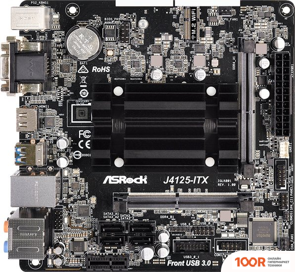 Материнская плата ASRock J4125-ITX (144572)