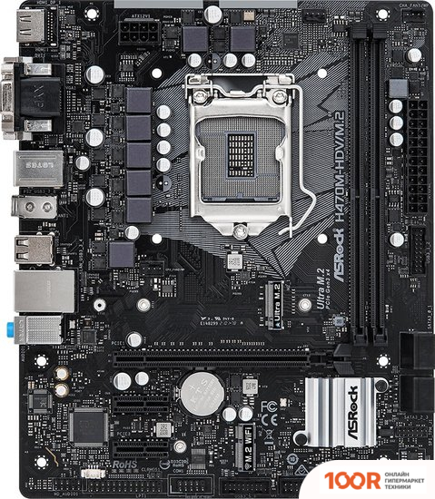 Материнская плата ASRock H470M-HDV/M.2 (144541)