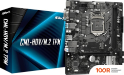 Материнская плата ASRock CML-HDV/M.2 TPM (144525)