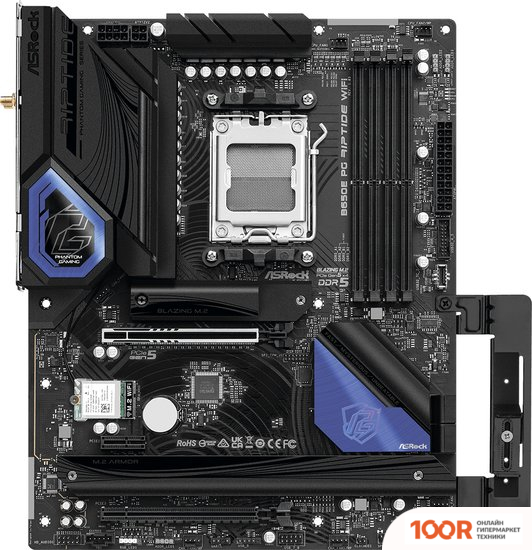 Материнская плата ASRock B650E PG RIPTIDE WIFI (144457)