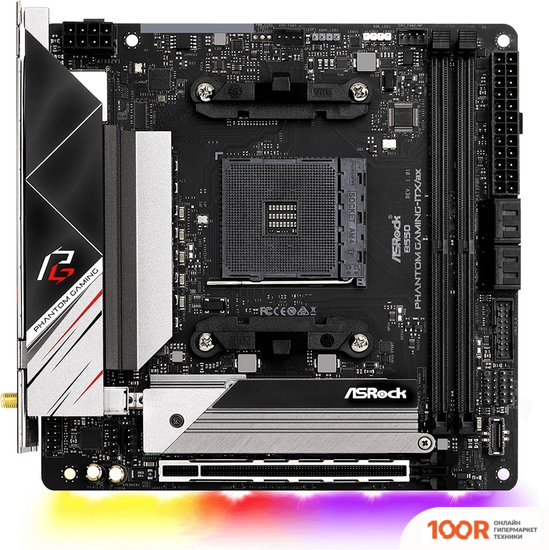 Материнская плата ASRock B550 PHANTOM GAMING-ITX/AX (144431)