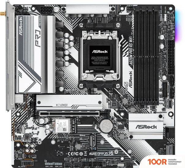 Материнская плата ASRock A620M PRO RS WIFI (144410)