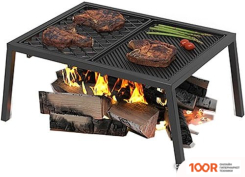 Везувий ПЛИТА ЧУГУННАЯ "ГРИЛЬ", "СТЕЙК" С ПОДСТАВКОЙ (144284)