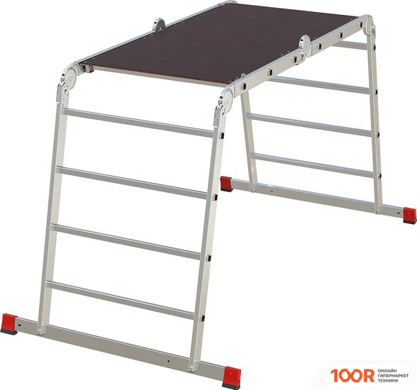 Лестница Новая высота NV3333 3333234 (2X3 + 2X4 СТУПЕНИ) (143791)