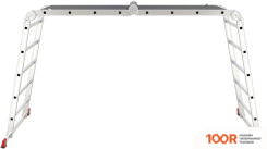 Лестница Новая высота NV3332 3332245 (2X4 + 2X5 СТУПЕНЕЙ) (143787)