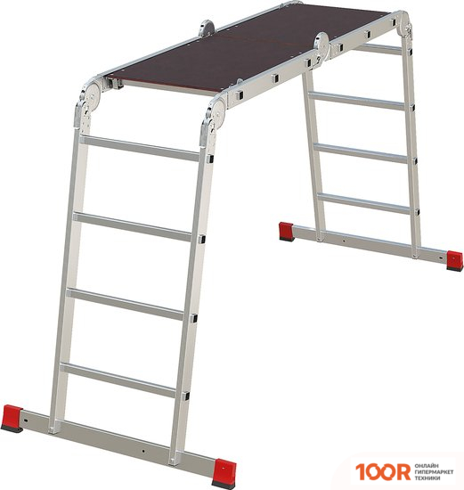 Лестница Новая высота NV3331 3331234 (2X3 + 2X4 СТУПЕНИ) (143781)