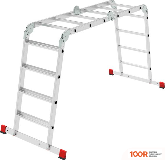 Лестница Новая высота NV3324 3324234 (2X3 + 2X4 СТУПЕНИ) (143767)