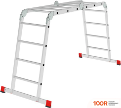 Лестница Новая высота NV3321 3321234 (2X3 + 2X4 СТУПЕНИ) (143751)