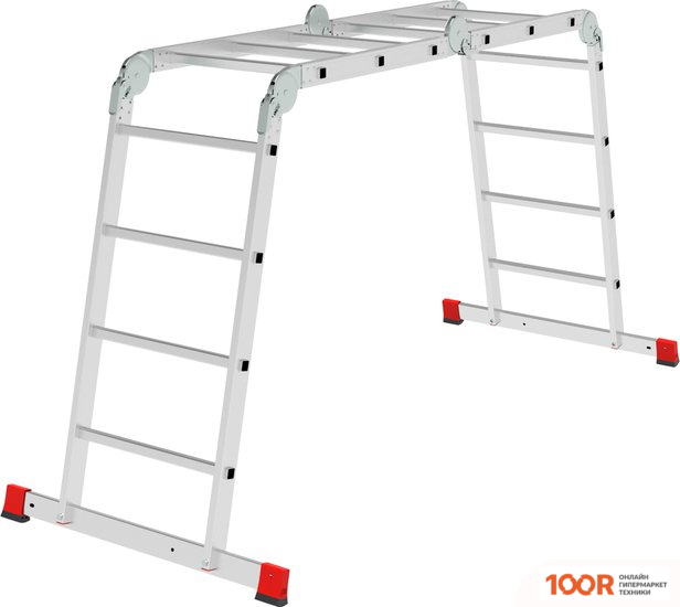 Лестница Новая высота NV3321 3321234 (2X3 + 2X4 СТУПЕНИ) (143751)
