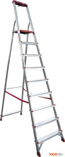 Лестница Новая высота NV 3115 3115110 С ОРГАНАЙЗЕРОМ (10 СТУПЕНЕЙ) (143593)