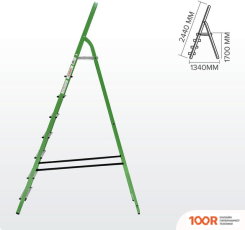 Лестница Новая высота NV 1130 1130108-021 (8 СТУПЕНЕЙ) (143525)