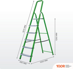 Лестница Новая высота NV 1130 1130106-021 (6 СТУПЕНЕЙ) (143523)