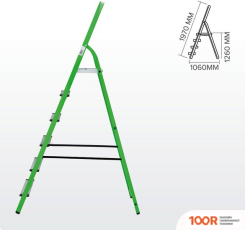 Лестница Новая высота NV 1130 1130106-021 (6 СТУПЕНЕЙ) (143523)