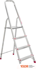 Лестница Алюмет ZZ404 (4 СТУПЕНИ) (143461)