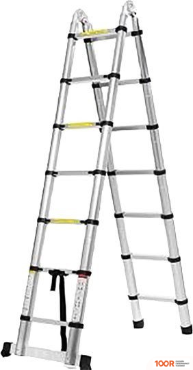 Лестница Алюмет STD 2.2 (2Х7 СТУПЕНЕЙ) (143437)