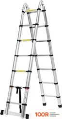 Лестница Алюмет STD 2.2 (2Х7 СТУПЕНЕЙ) (143437)