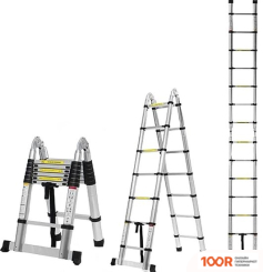 Лестница Алюмет STD 2.2 (2Х7 СТУПЕНЕЙ) (143437)