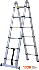 Лестница Алюмет STD 1.9 (2Х6 СТУПЕНЕЙ) (143436)