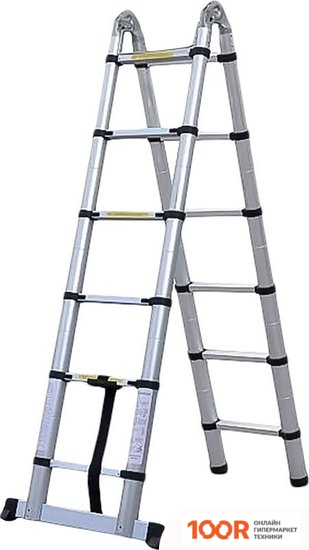 Лестница Алюмет STD 1.9 (2Х6 СТУПЕНЕЙ) (143436)