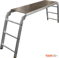 Лестница Алюмет SM242 (2X4X2 СТУПЕНЕЙ) (143418)