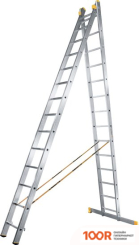 Лестница Алюмет P2 9218 (2X18 СТУПЕНЕЙ) (143394)