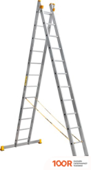 Лестница Алюмет P2 9216 (2X16 СТУПЕНЕЙ) (143393)