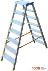 Лестница Алюмет ASD 5207 (2Х7 СТУПЕНЕЙ) (143361)