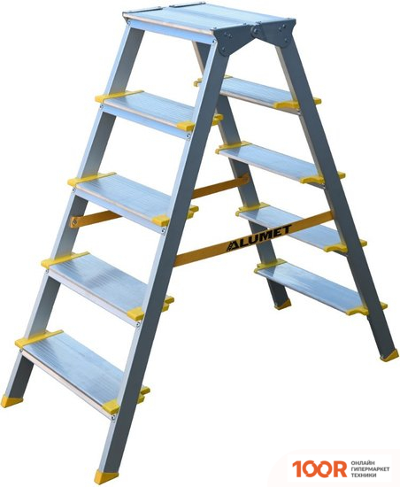 Лестница Алюмет ASD 5205 (2Х5 СТУПЕНЕЙ) (143359)