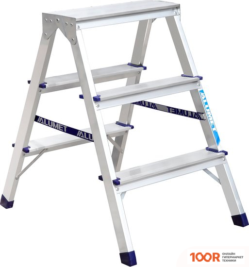 Лестница Алюмет AD7203 (2X3 СТУПЕНИ) (143344)