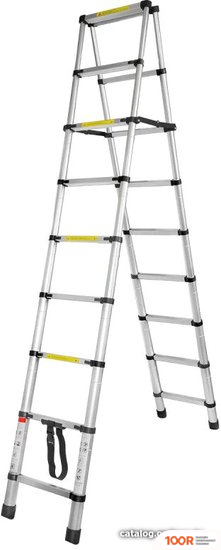 Лестница ForceKraft BL-TA260 (2X8 СТУПЕНЕЙ) (143079)