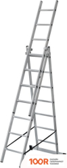 Лестница FIT ТРЕХСЕКЦИОННАЯ АЛЮМИНИЕВАЯ 65432 (143037)