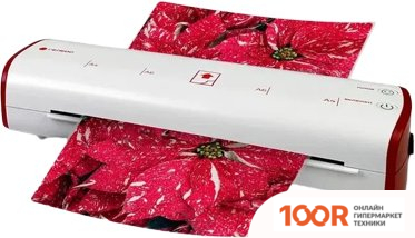 Ламинатор Гелеос ЛМ A4 МОДЕРН (БЕЛЫЙ/КРАСНЫЙ) (143008)