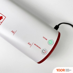 Ламинатор Гелеос ЛМ A4 МОДЕРН (БЕЛЫЙ/КРАСНЫЙ) (143008)