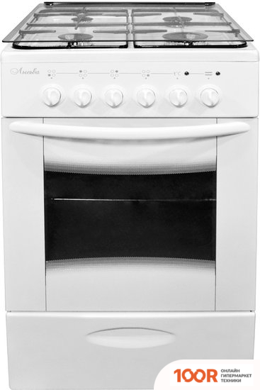 Кухонная плита Лысьва ЭГ 4К01 МС-2У (БЕЛЫЙ, СТЕКЛЯННАЯ КРЫШКА) (142386)