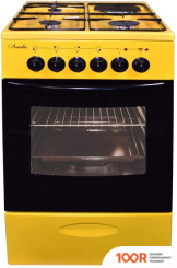 Кухонная плита Лысьва ЭГ 1/3Г14 МС-2У (СТЕКЛЯННАЯ КРЫШКА, ВИШНЕВЫЙ) (142346)