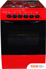 Кухонная плита Лысьва ЭГ 1/3Г01 МС-2У (БЕЗ КРЫШКИ, ВИШНЕВЫЙ) (142322)