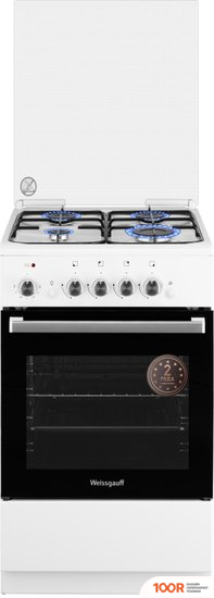 Кухонная плита Weissgauff WCS K2K02 WS (142236)