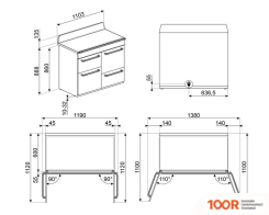 Кухонная плита Smeg TR4110IBL2 (142194)