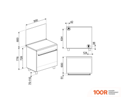 Кухонная плита Smeg SX91SV9 (142188)