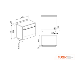 Кухонная плита Smeg SUK91CMX9 (142186)