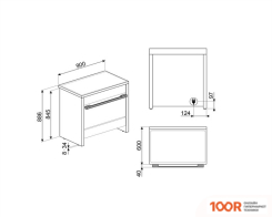 Кухонная плита Smeg B95IMAN9 (142132)
