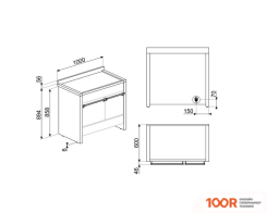Кухонная плита Smeg A2PYID-81 (142129)