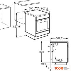 Кухонная плита Electrolux RKR560200K (141528)