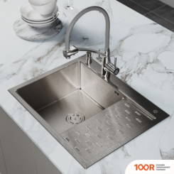 Кухонная мойка РМС MRK-6350L (С ДОЗАТОРОМ) (141259)