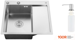 Кухонная мойка РМС MRK-5851L (С ДОЗАТОРОМ) (141255)